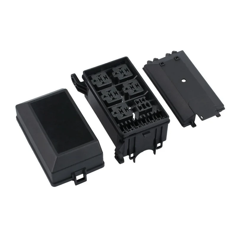 Sicherungskasten Auto 6 Relaisblockhalter 5 Road Fit Für Auto & Kofferraum ATV Versicherung Auto Ersatzteile