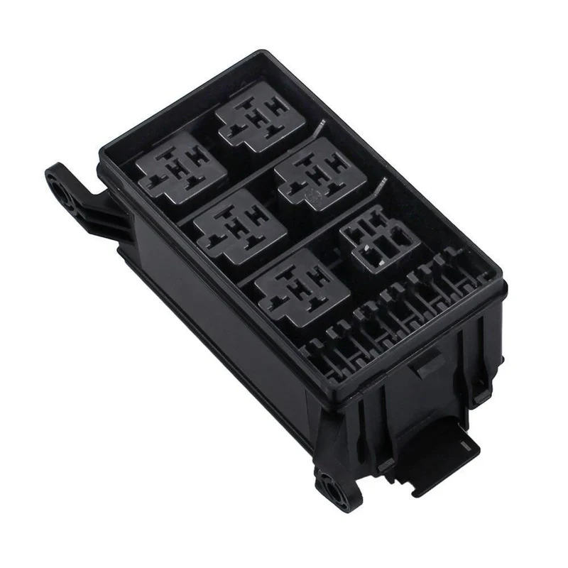 Sicherungskasten Auto 6 Relaisblockhalter 5 Road Fit Für Auto & Kofferraum ATV Versicherung Auto Ersatzteile