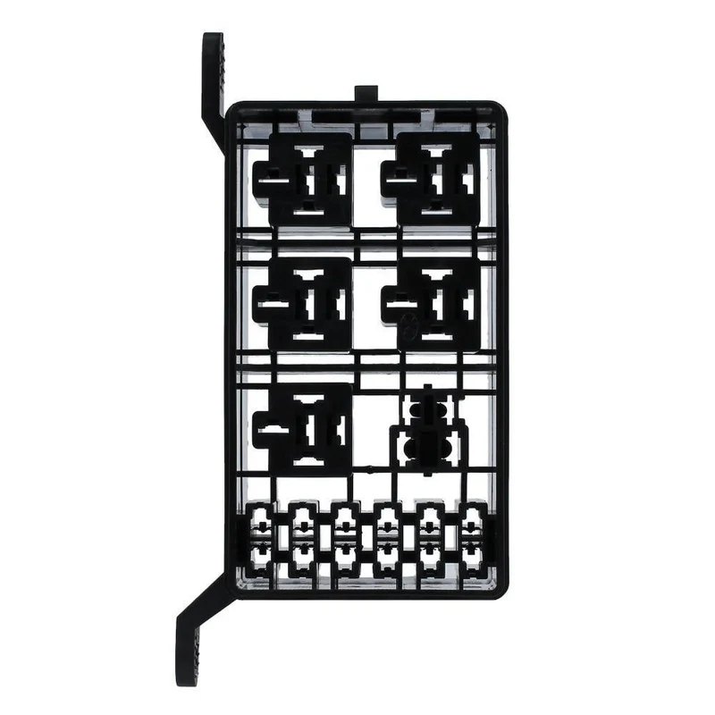 Sicherungskasten Auto 6 Relaisblockhalter 5 Road Fit Für Auto & Kofferraum ATV Versicherung Auto Ersatzteile