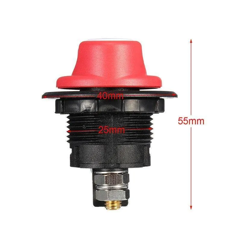 Universal Auto Batterie Isolator Master Schalter Ein Aus 12-24V Wasserdichte Auto Boot Lkw Cutoff Power Gerät Auto ersatz Teile
