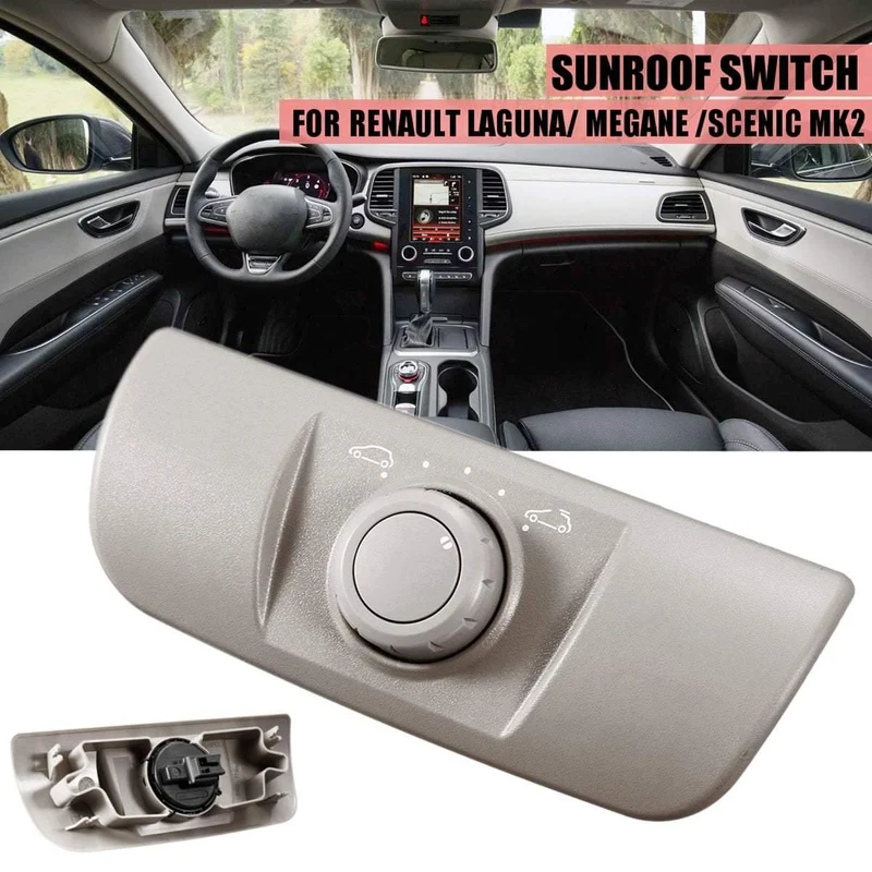 Renault Megane SCENIC LAGUNA MK2 HB 2002-2015 Schiebedach-Fensterschaltersteuerung 8200119893 Auto-Ersatzteilschalter