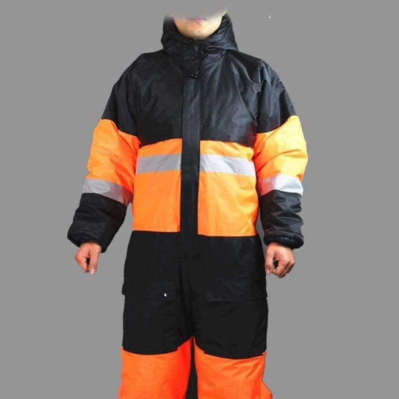 Winterarbeitskleidung Outdoor Wärmeschutz Uniformen Herren Baumwolle Gepolsterte Sicherheitskleidung Dicke warme Arbeitskleidung