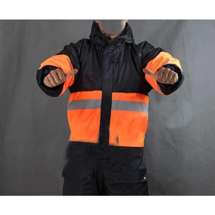 Winterarbeitskleidung Outdoor Wärmeschutz Uniformen Herren Baumwolle Gepolsterte Sicherheitskleidung Dicke warme Arbeitskleidung