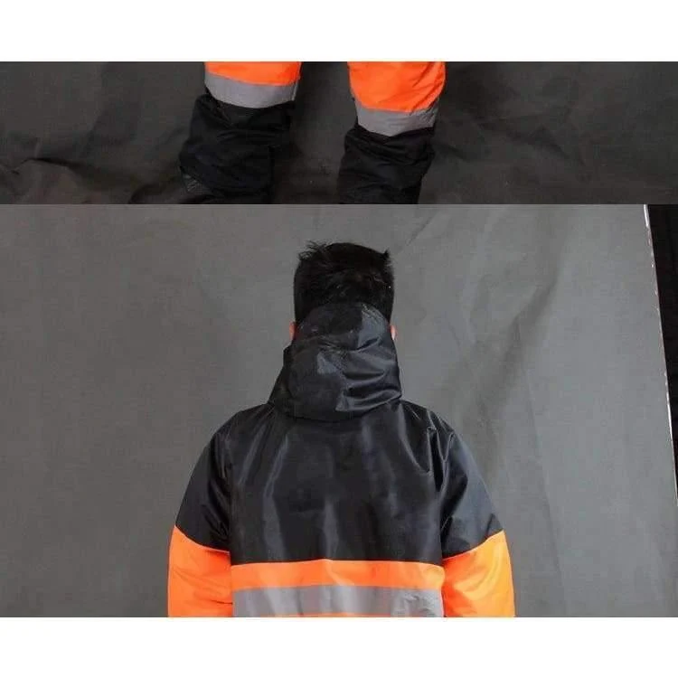 Winterarbeitskleidung Outdoor Wärmeschutz Uniformen Herren Baumwolle Gepolsterte Sicherheitskleidung Dicke warme Arbeitskleidung