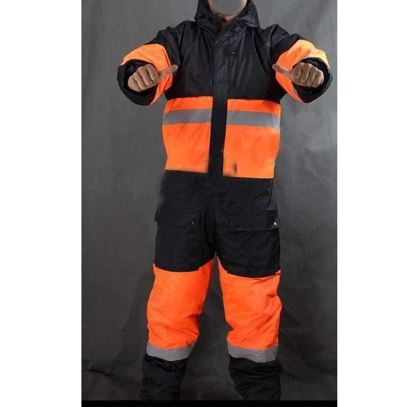 Winterarbeitskleidung Outdoor Wärmeschutz Uniformen Herren Baumwolle Gepolsterte Sicherheitskleidung Dicke warme Arbeitskleidung