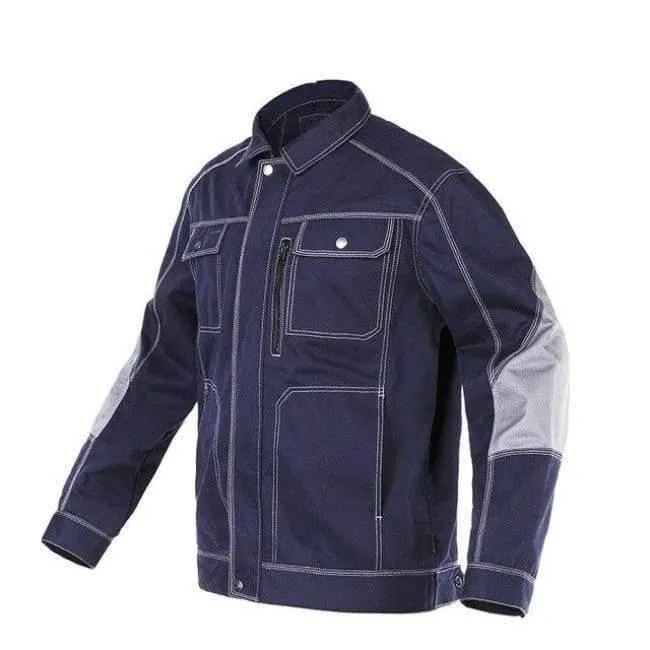 Herren-Arbeitsjacke, hochwertige, langärmlige Arbeitskleidung mit mehreren Taschen, Uniformen, Arbeitsjacken für männliche Mechaniker