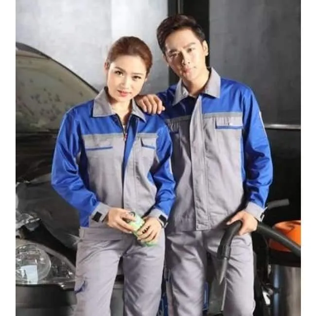 Männer Frauen Arbeitskleidung Jacke und Hose Arbeitskleidung Sets Reflektierende Streifen Langarm Arbeiter Arbeitsuniformen Plus Size Overalls