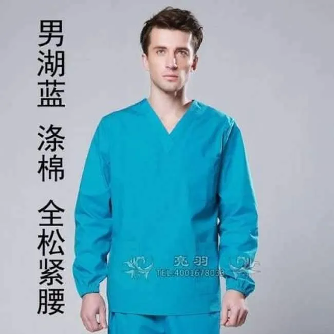 Günstige Langarm-OP-Uniformen-Sets für Damen und Herren, medizinische Unisex-Uniformen im Großhandel, OP-Peeling-Sets, Krankenhaus-OP-Kleidung