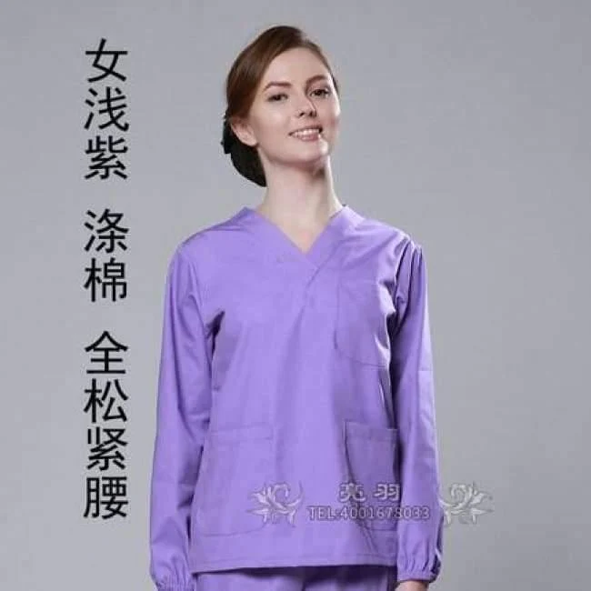 Günstige Langarm-OP-Uniformen-Sets für Damen und Herren, medizinische Unisex-Uniformen im Großhandel, OP-Peeling-Sets, Krankenhaus-OP-Kleidung