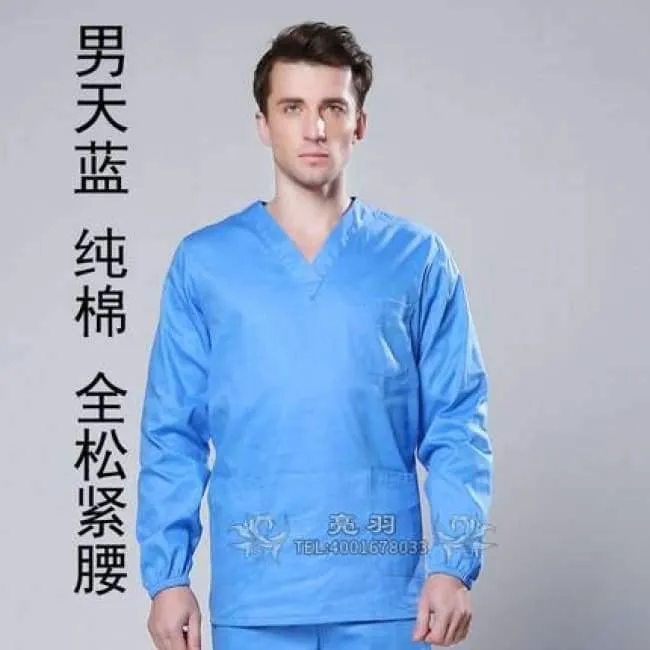 Günstige Langarm-OP-Uniformen-Sets für Damen und Herren, medizinische Unisex-Uniformen im Großhandel, OP-Peeling-Sets, Krankenhaus-OP-Kleidung