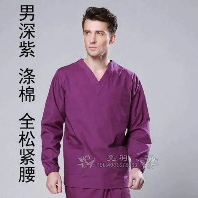 Günstige Langarm-OP-Uniformen-Sets für Damen und Herren, medizinische Unisex-Uniformen im Großhandel, OP-Peeling-Sets, Krankenhaus-OP-Kleidung