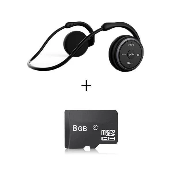 Bluetooth-Kopfhörer Wireless Jaws Unterstützung TF-Karte FM-Radio Tragbarer Nackenbügel Drahtlose Kopfhörer