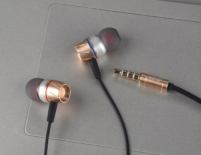 Metall Verdrahtete Kopfhörer Für Telefon Für Xiaomi In-Ohr Kopfhörer Für Telefon Für Samsung iPhone Stereo Kopfhörer Mit Mic