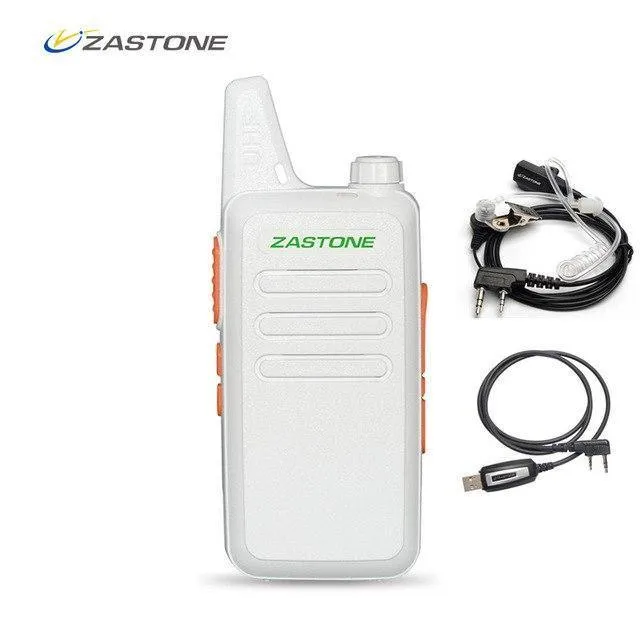 Zastone X6 UHF 400-470MHz MINI Funk-Zweiwegekommunikationsgerät Tragbares Walkie Talkie Mit Headset-Kabel ZT-X6