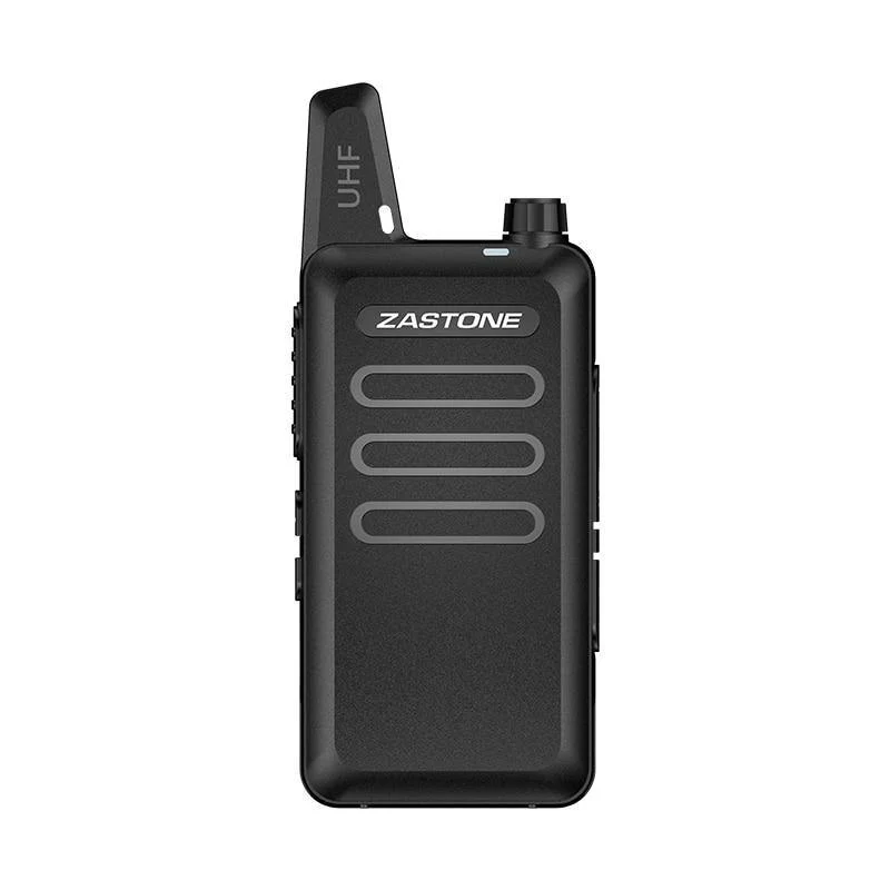 2pcs Zastone X6 Mini-Funksprechgerät UHF 400-470Mhz 16-Kanäle Funksprechgerät mit Kopfhörern Tragbares Kommunikationsgerät ZT-X6