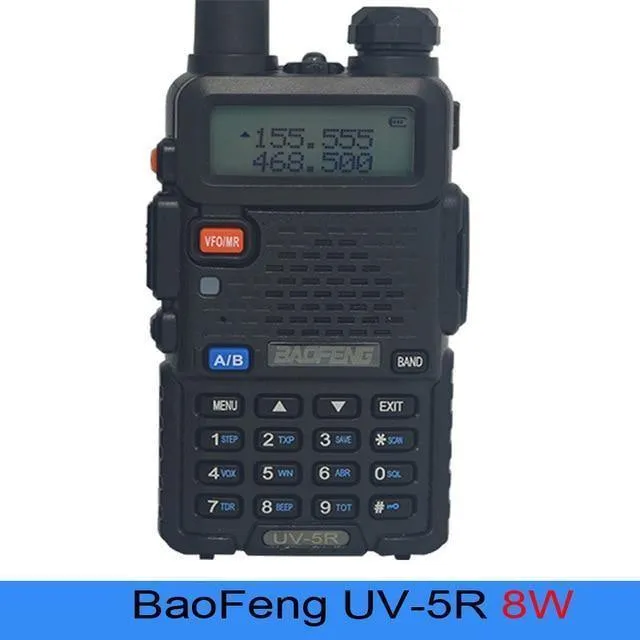 Tragbare Funkgeräte Baofeng UV5R Funkgerät Walkie-Talkie 5W VHF UHF Dual-Band-Kommunikationsgeräte