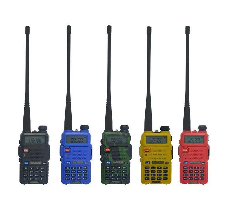 Tragbare Funkgeräte Baofeng UV5R Funkgerät Walkie-Talkie 5W VHF UHF Dual-Band-Kommunikationsgeräte