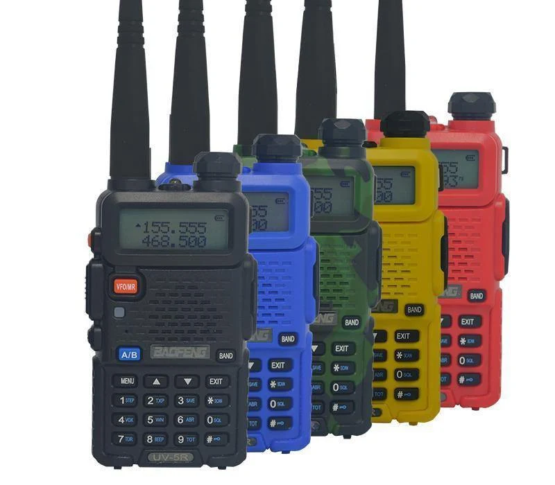 Tragbare Funkgeräte Baofeng UV5R Funkgerät Walkie-Talkie 5W VHF UHF Dual-Band-Kommunikationsgeräte