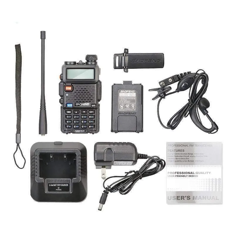 Tragbares Funkgerät Polizeiausrüstung Walkie Talkie Baofeng uv-5r Für Pmr Amateurfunkstation Transceiver Funkgerät