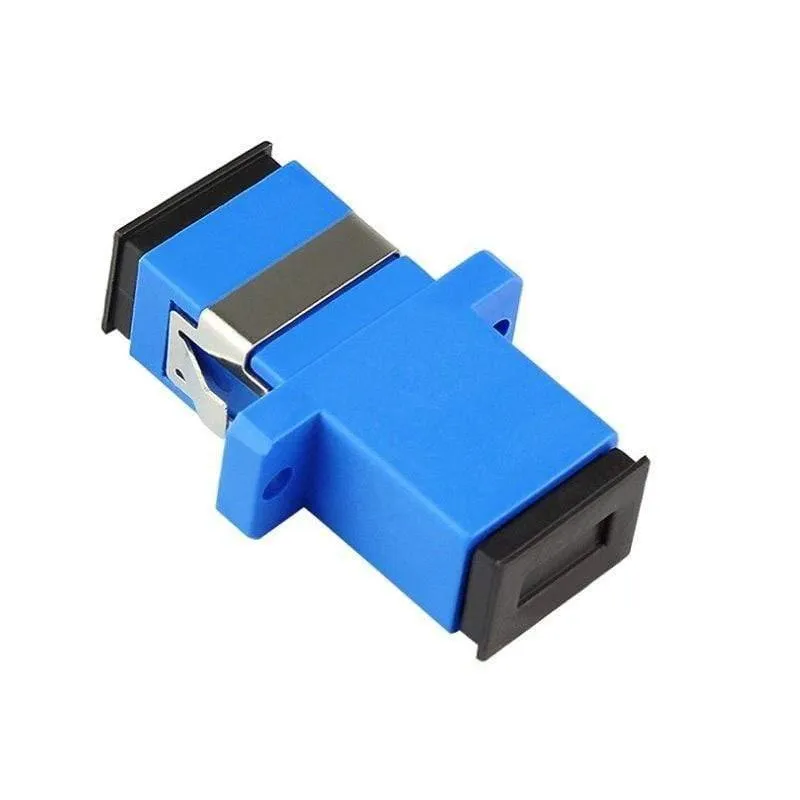 100pcs / lot SC / UPC Adapter LWL Adapter Flansch Faserkoppler Für Telekommunikationsnetze und optische Kommunikationsgeräte