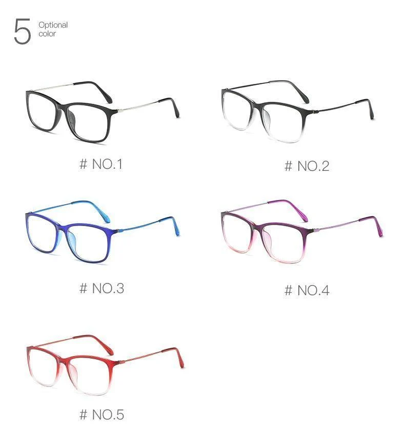 Mode Ultraleichte Brillen Männer Brille spektakel Frauen transparente Rahmen Optische Vintage