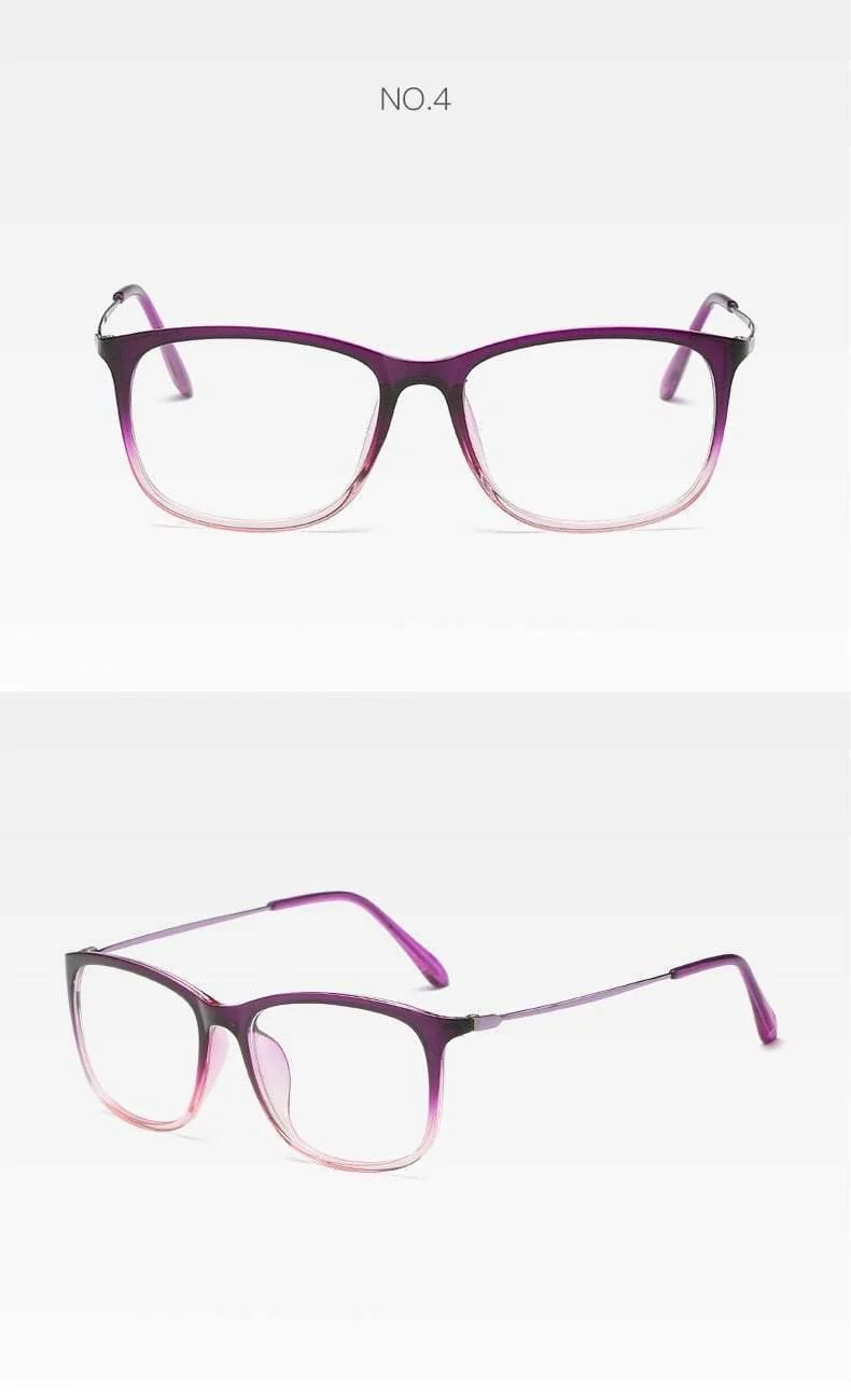 Mode Ultraleichte Brillen Männer Brille spektakel Frauen transparente Rahmen Optische Vintage