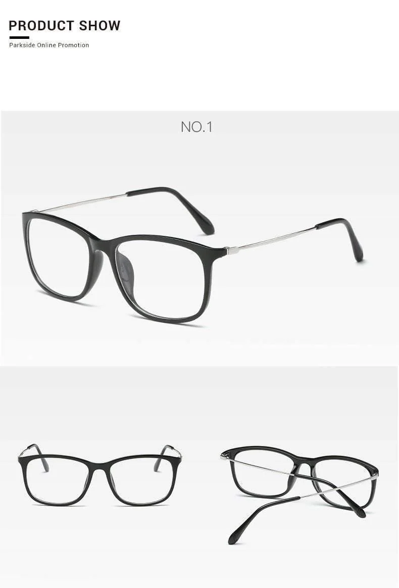 Mode Ultraleichte Brillen Männer Brille spektakel Frauen transparente Rahmen Optische Vintage