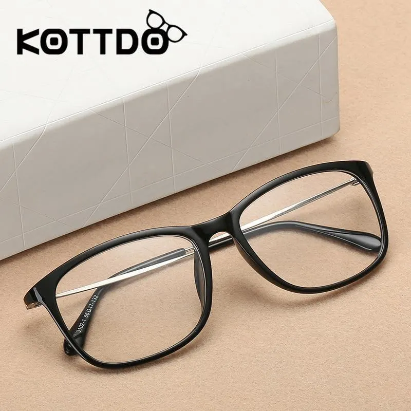 Mode Ultraleichte Brillen Männer Brille spektakel Frauen transparente Rahmen Optische Vintage