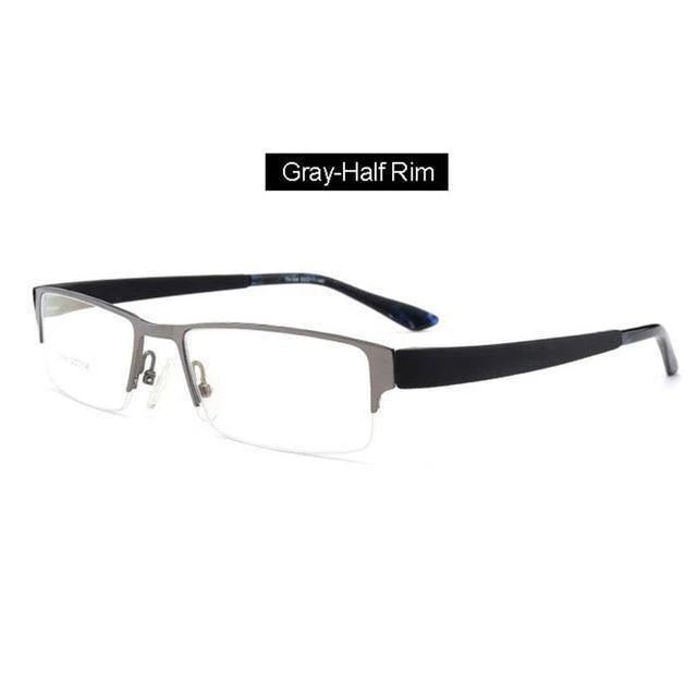 Herren-Brillengestell aus Titanlegierung für Herren, flexible Bügel, Beine, IP-Galvanik-Legierungsmaterial, 4 Stile, 4 Farben