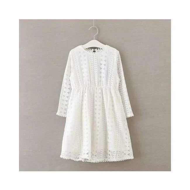 Girls Lace Dress Long Sleeve Fall Winter Little Girl Dress 4 5 6 7 8 9 10 11 12 years Kids Princess Dress Teenage Girls Clothing