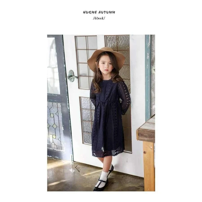 Girls Lace Dress Long Sleeve Fall Winter Little Girl Dress 4 5 6 7 8 9 10 11 12 years Kids Princess Dress Teenage Girls Clothing