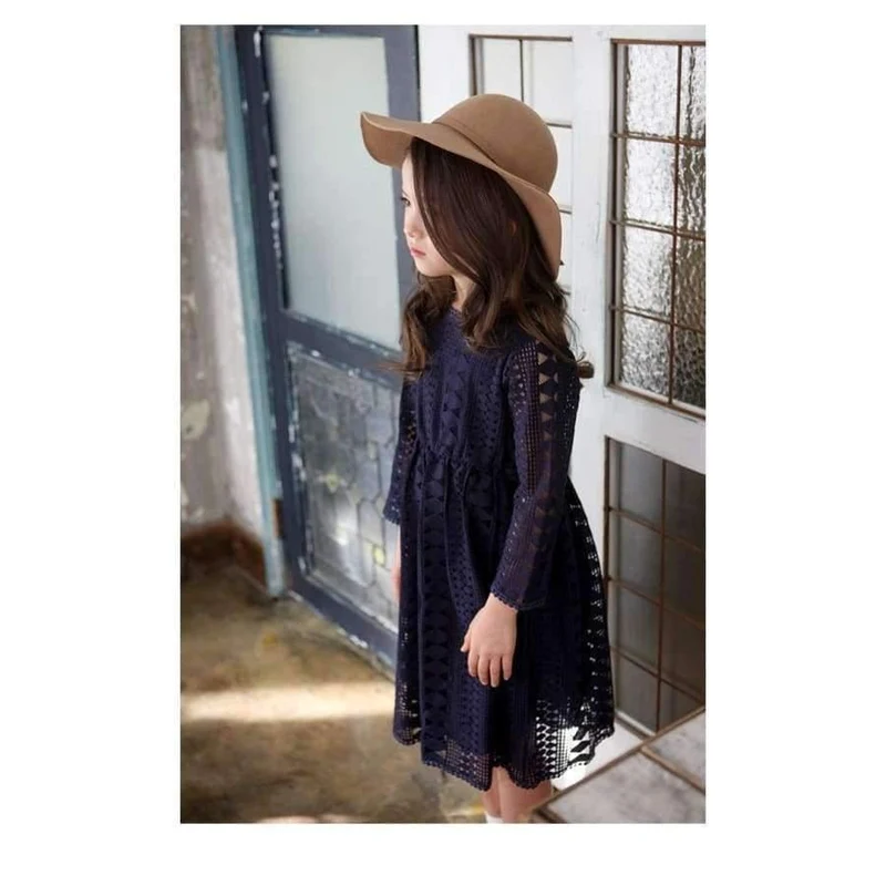 Girls Lace Dress Long Sleeve Fall Winter Little Girl Dress 4 5 6 7 8 9 10 11 12 years Kids Princess Dress Teenage Girls Clothing
