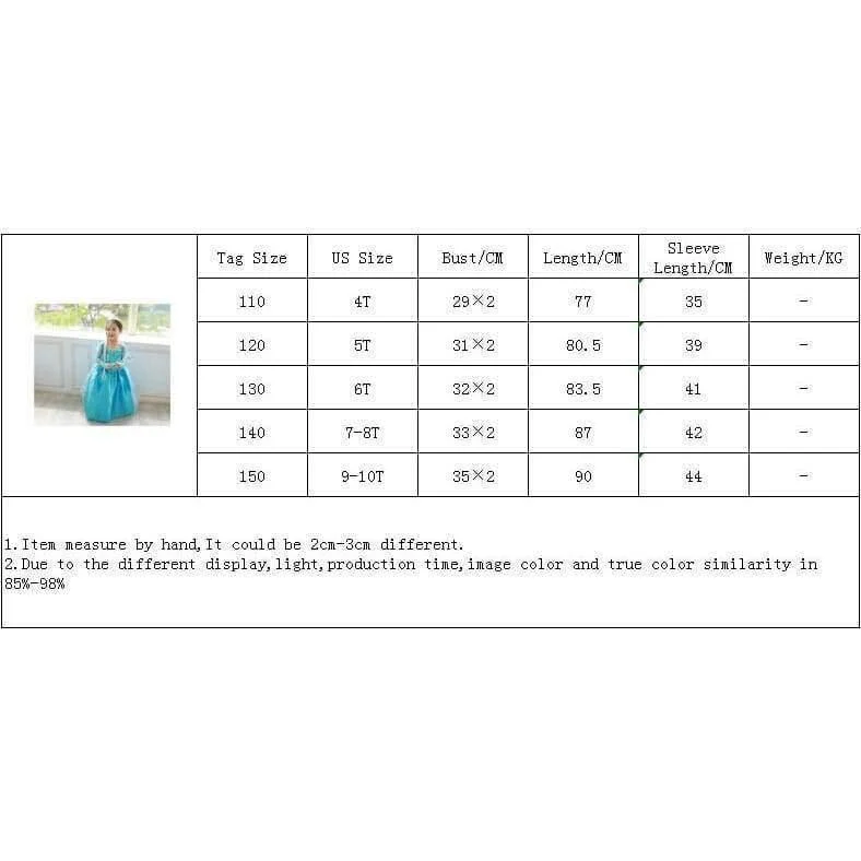 Infant Princess Dress for Girl Wear Halloween New year Christmas party Costume Girls Clothes Fancy Dresses Party Teenage