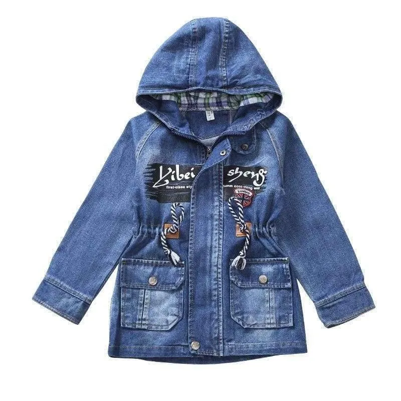 Boy Clothes For Teenagers Boys Denim Jacket 2018 Spring Outerwear For Children Kids Coat For Boys 4 5 7 9 11 13 15 Years