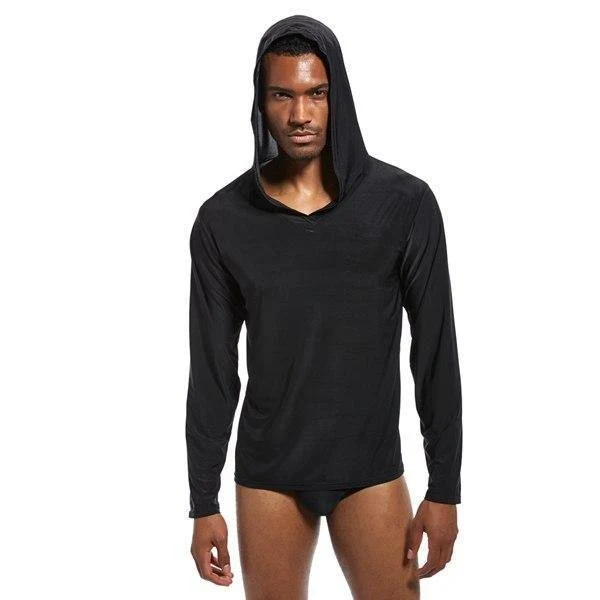 Herren Schlaf Tops Lounge Homewear Nachtwäsche Herren durch Hemden Tank Top männlich Pyjama entlang Herren hängen