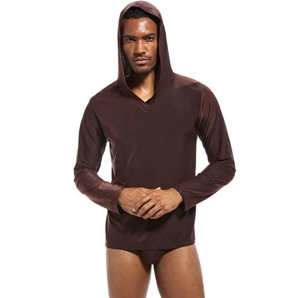 Herren Schlaf Tops Lounge Homewear Nachtwäsche Herren durch Hemden Tank Top männlich Pyjama entlang Herren hängen