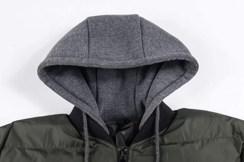 Jacke Männer Militär Mit Kapuze Winter Jacke Männer Dicke Outwear Windjacke Parkas Männlich Plus Größe M-5XL