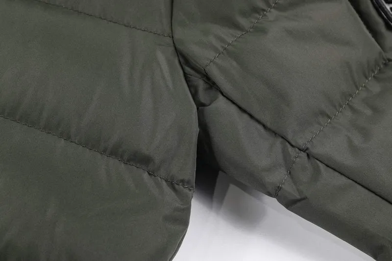 Jacke Männer Militär Mit Kapuze Winter Jacke Männer Dicke Outwear Windjacke Parkas Männlich Plus Größe M-5XL