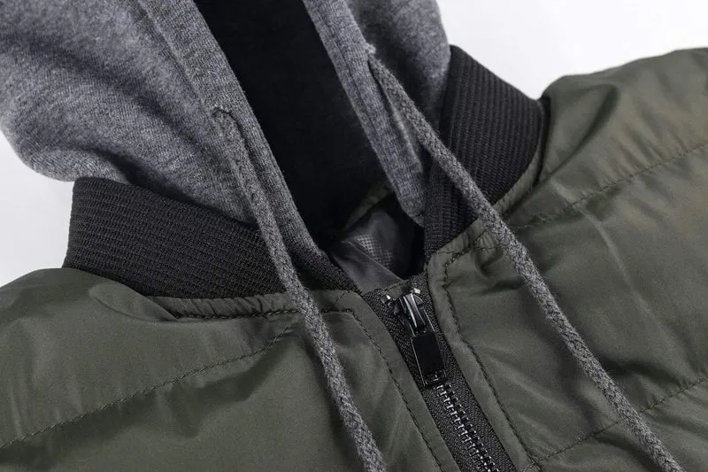 Jacke Männer Militär Mit Kapuze Winter Jacke Männer Dicke Outwear Windjacke Parkas Männlich Plus Größe M-5XL