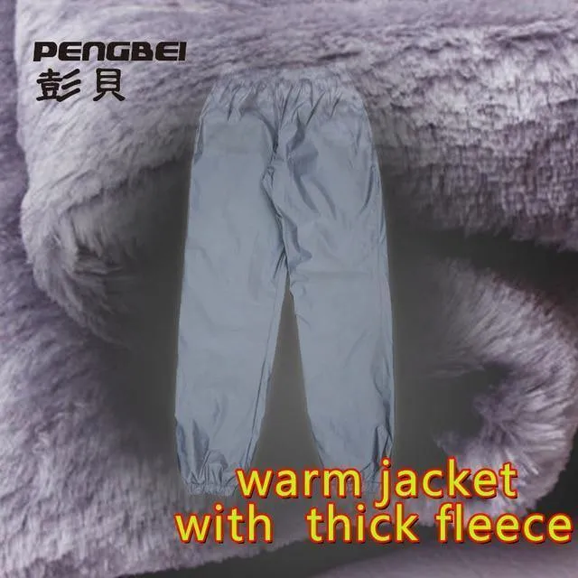 Winter plus Größe 4xl wasserdicht 3m reflektierende Jacke Männer Kleidung Baseball-Jacken Windjacke