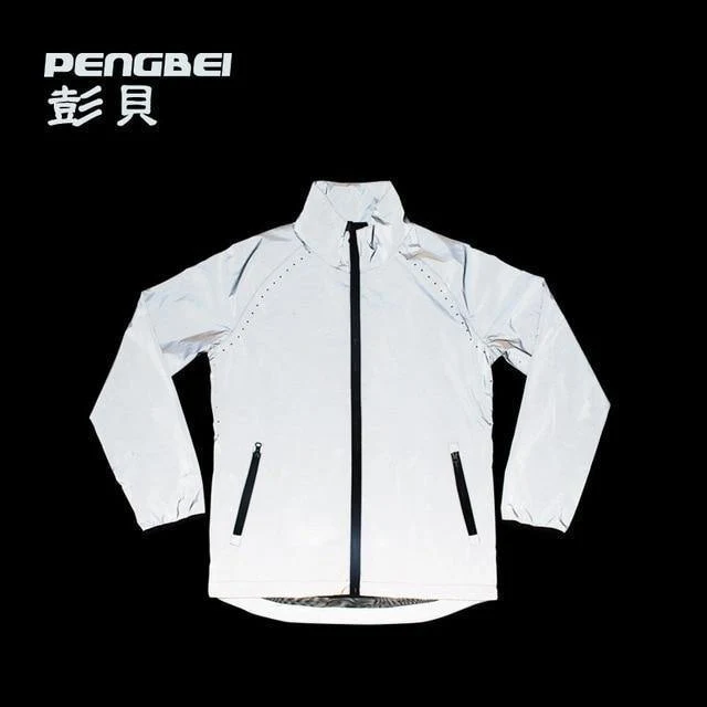 Winter plus Größe 4xl wasserdicht 3m reflektierende Jacke Männer Kleidung Baseball-Jacken Windjacke