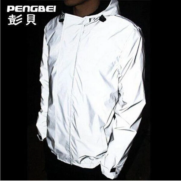 Winter plus Größe 4xl wasserdicht 3m reflektierende Jacke Männer Kleidung Baseball-Jacken Windjacke