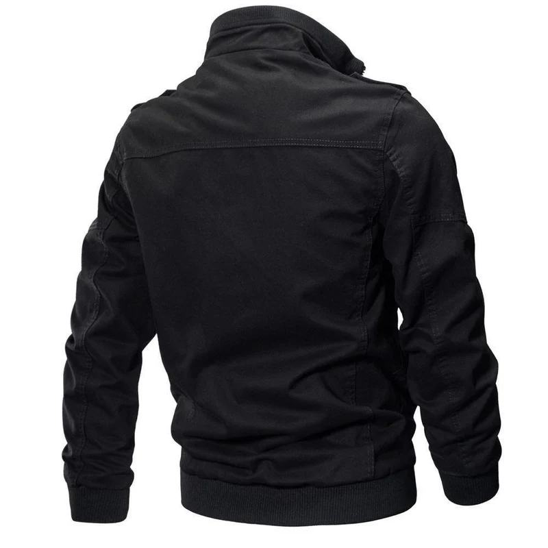Bomberjacke Herren Herbst Winter Militär Herren Jacken und Mäntel Schwarze Windjacke