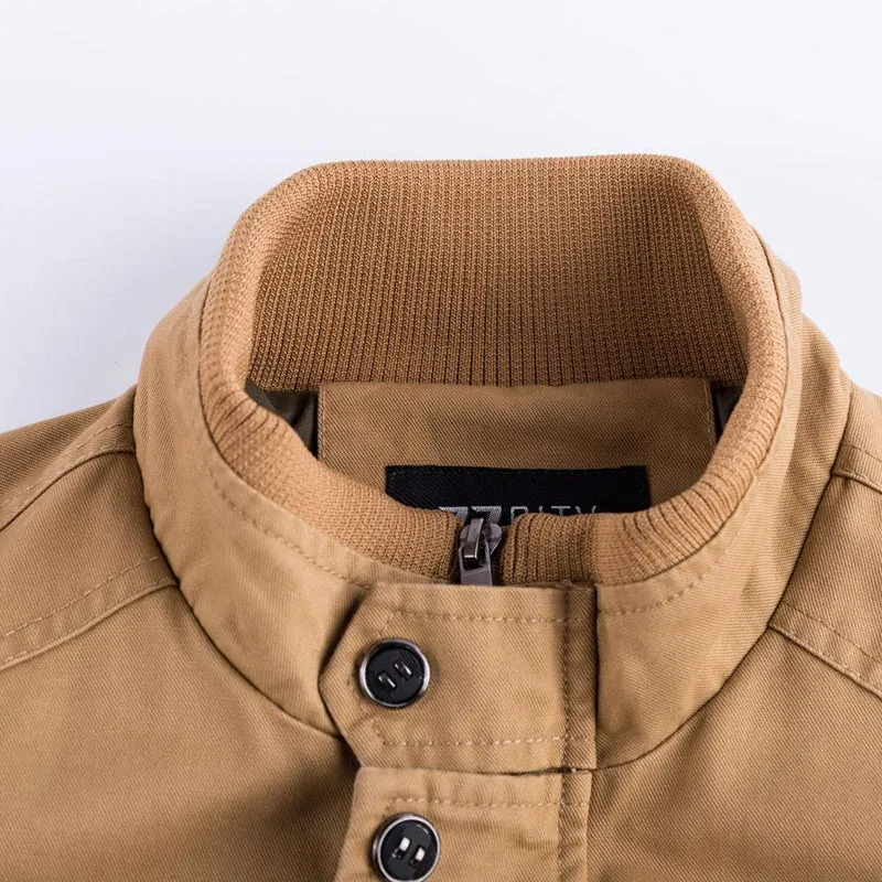 Bomberjacke Herren Herbst Winter Militär Herren Jacken und Mäntel Schwarze Windjacke