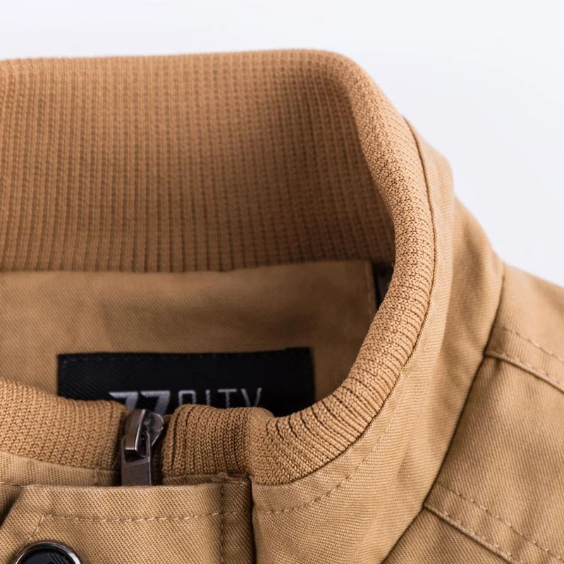Bomberjacke Herren Herbst Winter Militär Herren Jacken und Mäntel Schwarze Windjacke