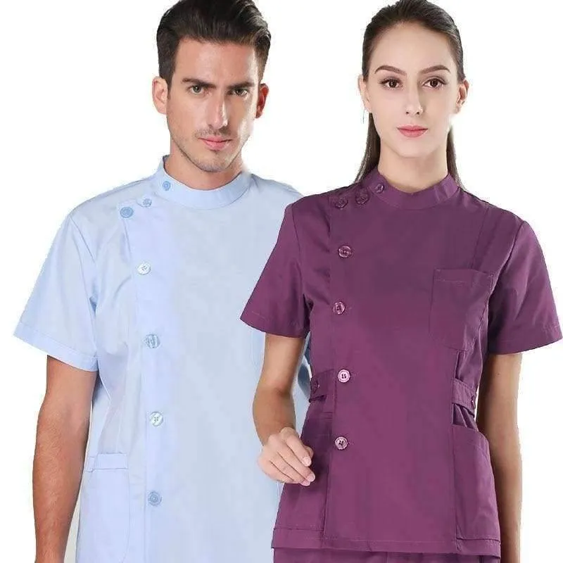 Medizinische Kleidung für Damen und Herren, Sommer-Arzt-Sets, Scrub-Krankenschwester-Uniformen, Krankenhaus-Kleidung, Labor-Arbeitskleidung, Oberteil und Hose, günstige Anzüge
