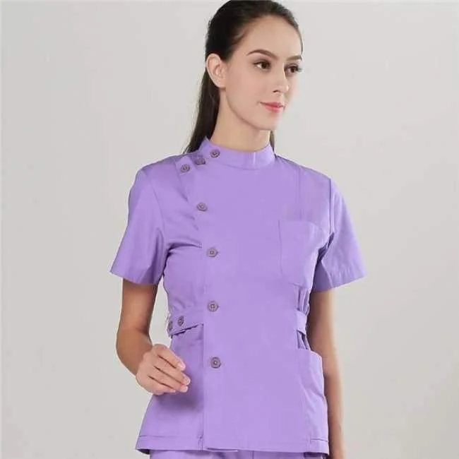 Medizinische Kleidung für Damen und Herren, Sommer-Arzt-Sets, Scrub-Krankenschwester-Uniformen, Krankenhaus-Kleidung, Labor-Arbeitskleidung, Oberteil und Hose, günstige Anzüge