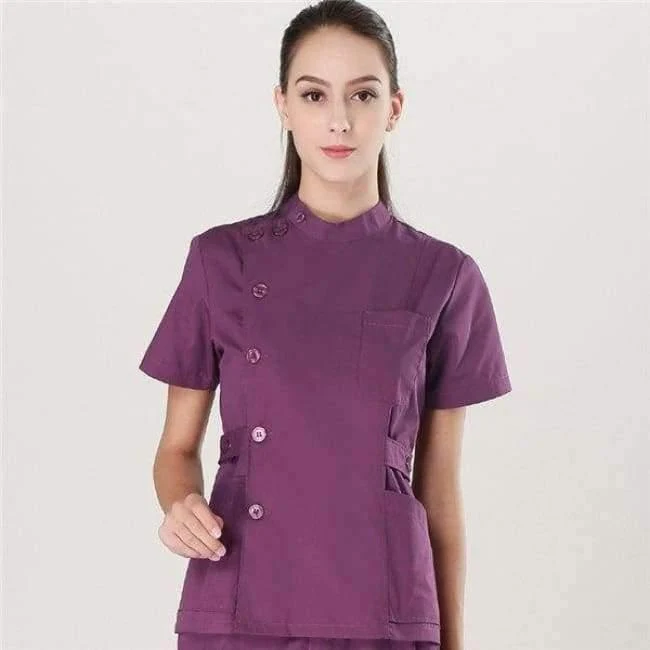 Medizinische Kleidung für Damen und Herren, Sommer-Arzt-Sets, Scrub-Krankenschwester-Uniformen, Krankenhaus-Kleidung, Labor-Arbeitskleidung, Oberteil und Hose, günstige Anzüge
