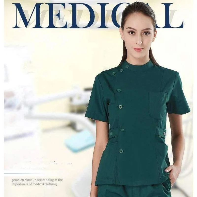 Medizinische Kleidung für Damen und Herren, Sommer-Arzt-Sets, Scrub-Krankenschwester-Uniformen, Krankenhaus-Kleidung, Labor-Arbeitskleidung, Oberteil und Hose, günstige Anzüge