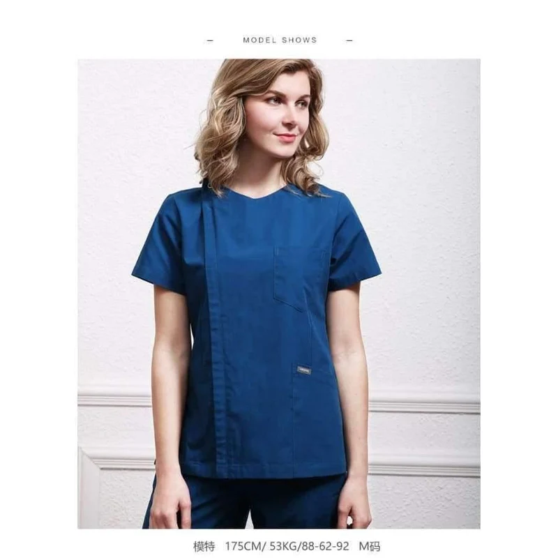 Medizinische Kleidung Peeling-Sets Operationskittel Ärzte Krankenschwestern Kurzarm Uniformen Zahnmedizin Oral Clinic Pet Doctor Workwear Overall